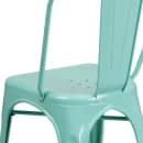 Flash Furniture ET-3534-MINT-GG Stacking Chair w/ Vertical Slat Back - Metal, Mint thumbnail 8