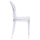 Flash Furniture FH-111-APC-CLR-GG Ghost Side Chair w/ Plain Back - Polycarbonate, Transparent Crystal thumbnail 3
