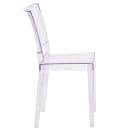 Flash Furniture FH-121-APC-GG Stacking Side Chair w/ Plain Back - Polycarbonate, Transparent Crystal thumbnail 3