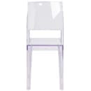 Flash Furniture FH-121-APC-GG Stacking Side Chair w/ Plain Back - Polycarbonate, Transparent Crystal thumbnail 5