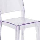 Flash Furniture FH-121-APC-GG Stacking Side Chair w/ Plain Back - Polycarbonate, Transparent Crystal thumbnail 7