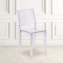 Flash Furniture FH-121-APC-GG Stacking Side Chair w/ Plain Back - Polycarbonate, Transparent Crystal thumbnail 9