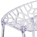 Flash Furniture FH-156-APC-GG Stacking Side Chair w/ Cutout Back - Polycarbonate, Transparent Crystal thumbnail 8