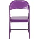 Flash Furniture HF3-PUR-GG Steel Folding Chair - Purple thumbnail 5