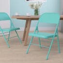 Flash Furniture HF3-TEAL-GG Steel Folding Chair - Teal thumbnail 11