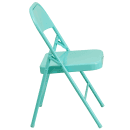 Flash Furniture HF3-TEAL-GG Steel Folding Chair - Teal thumbnail 3