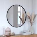 Flash Furniture HFKHD-0GD-CRE8-812315-GG 30" Round Large Accent Wall Mirror, Metal, Black thumbnail 3