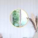 Flash Furniture HFKHD-0GD-CRE8-291315-GG 20" Round Large Accent Wall Mirror, Metal, Gold thumbnail 4