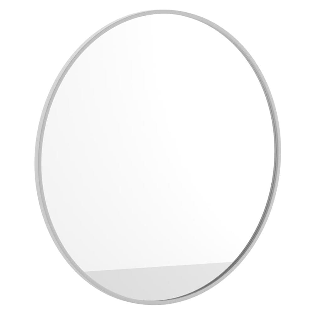 Flash Furniture HFKHD-6GD-CRE8-202315-GG 36" Round Large Accent Wall Mirror, Metal, Silver