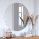 Flash Furniture HFKHD-6GD-CRE8-202315-GG 36" Round Large Accent Wall Mirror, Metal, Silver thumbnail 3