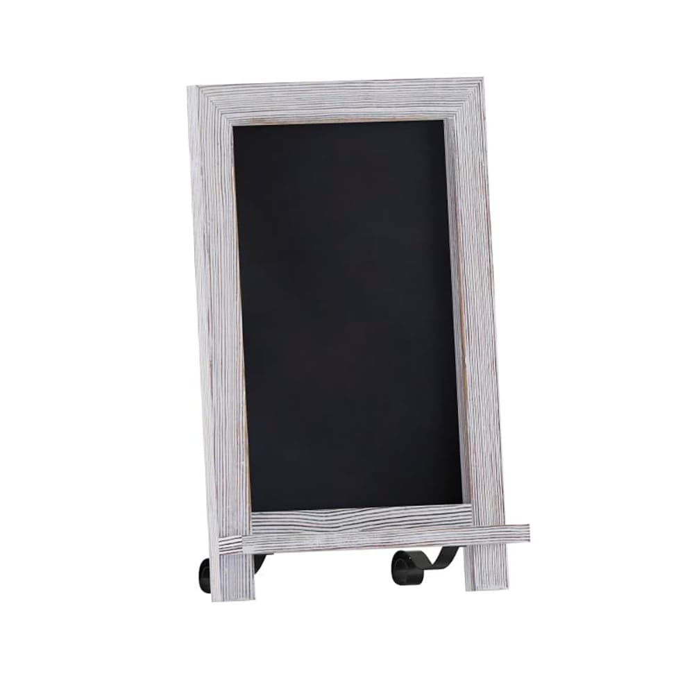 Flash Furniture HFKHD-GDIS-CRE8-022315-GG Chalkboard Sign w/ Legs - 9 1/2" W x 14"H, Pine Wood Frame, White