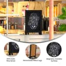 Flash Furniture HFKHD-GDIS-CRE8-222315-GG Chalkboard Sign w/ Legs - 9 1/2" W x 14"H, Pine Wood Frame, Black thumbnail 4