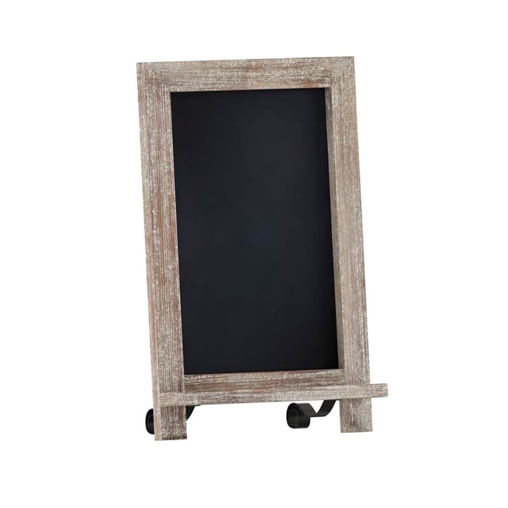 Flash Furniture HFKHD-GDI-CRE8-322315-GG Chalkboard Sign w/ Legs - 9 1/2" W x 14"H, Pine Wood Frame, Brown