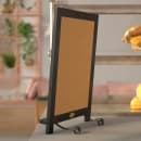 Flash Furniture HFKHD-GDIS-CRE8-722315-GG Chalkboard Sign w/ Legs - 12"W x 17"H, Pine Wood Frame, Black thumbnail 4