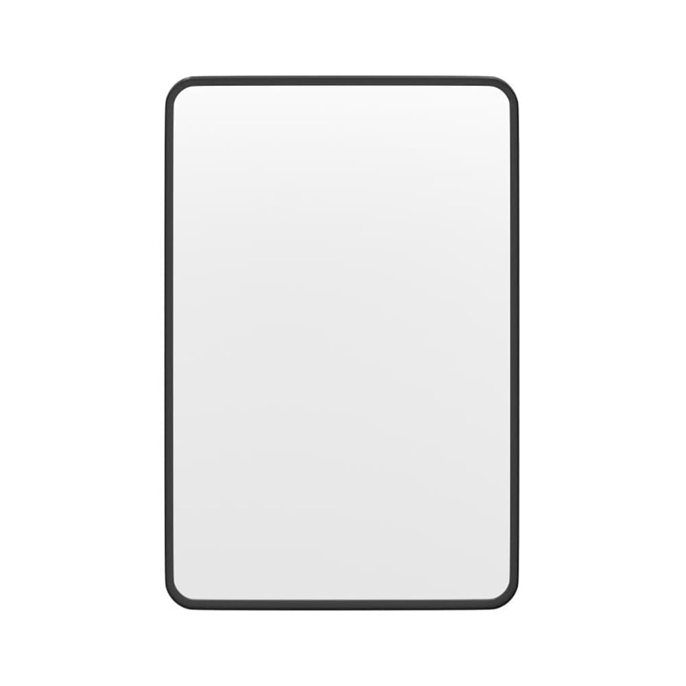 Flash Furniture HFMHD-GDI-CRE8-212315-GG Rectangular Large Accent Wall Mirror, 20" x 30", Metal, Black