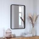 Flash Furniture HFMHD-GDI-CRE8-212315-GG Rectangular Large Accent Wall Mirror, 20" x 30", Metal, Black thumbnail 3