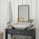 Flash Furniture HFMHD-GDI-CRE8-312315-GG Rectangular Accent Wall Mirror, 20" x 30", Metal, Brushed Bronze thumbnail 4