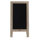 Flash Furniture HGWA-GDI-CRE8-472315-GG Double-Sided Magnetic Chalkboard Easel - 20" x 40", Pine Wood, Vintage Brown thumbnail 3
