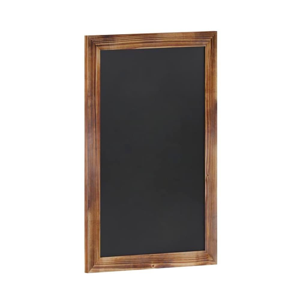Flash Furniture HGWA-GDIS-CRE8-462315-GG Wall Mount Chalkboard Sign - 20"W x 30"H, Pine Wood Frame, Brown