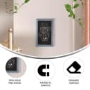 Flash Furniture HGWA-GDIS-CRE8-562315-GG Wall Mount Chalkboard Sign - 11"W x 17"H, Pine Wood Frame, Rustic Blue thumbnail 5