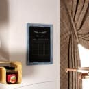 Flash Furniture HGWA-GDIS-CRE8-652315-GG Wall Mount Chalkboard Sign - 18"W x 24"H, Pine Wood Frame, Rustic Blue thumbnail 3