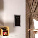 Flash Furniture HGWA-GDIS-CRE8-662315-GG Wall Mount Chalkboard Sign - 11"W x 17"H, Pine Wood Frame, White thumbnail 3