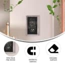 Flash Furniture HGWA-GDIS-CRE8-662315-GG Wall Mount Chalkboard Sign - 11"W x 17"H, Pine Wood Frame, White thumbnail 5