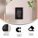 Flash Furniture HGWA-GDIS-CRE8-862315-GG Wall Mount Chalkboard Sign - 11"W x 17"H, Pine Wood Frame, Black thumbnail 5