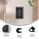 Flash Furniture HGWA-GDIS-CRE8-962315-GG Wall Mount Chalkboard Sign - 11"W x 17"H, Pine Wood Frame, Rustic Gray thumbnail 5