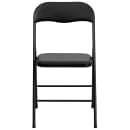 Flash Furniture JB-1-GG 33 1/2" Square Folding Card Table & (4) Folding Chairs Set - Black Padded Vinyl Top, 27 3/4"H thumbnail 7