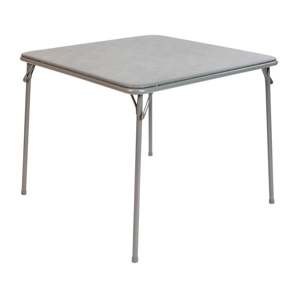 Flash Furniture JB-2-GY-GG 33 1/2" Square Folding Card Table w/ Gray Vinyl Top, 27 3/4"H
