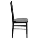 Flash Furniture LE-BLACK-GG Stacking Chiavari Chair - Polycarbonate, Black thumbnail 3