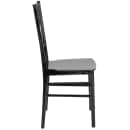 Flash Furniture LE-BLACK-M-GG Stacking Chiavari Chair - Polycarbonate, Black thumbnail 3
