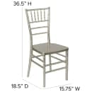 Flash Furniture LE-CHAMP-GG Stacking Chiavari Chair - Polycarbonate, Champagne thumbnail 2