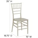 Flash Furniture LE-CHAMP-M-GG Stacking Chiavari Chair - Polycarbonate, Champagne thumbnail 2