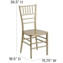 Flash Furniture LE-GOLD-GG Stacking Chiavari Chair - Polycarbonate, Gold thumbnail 2