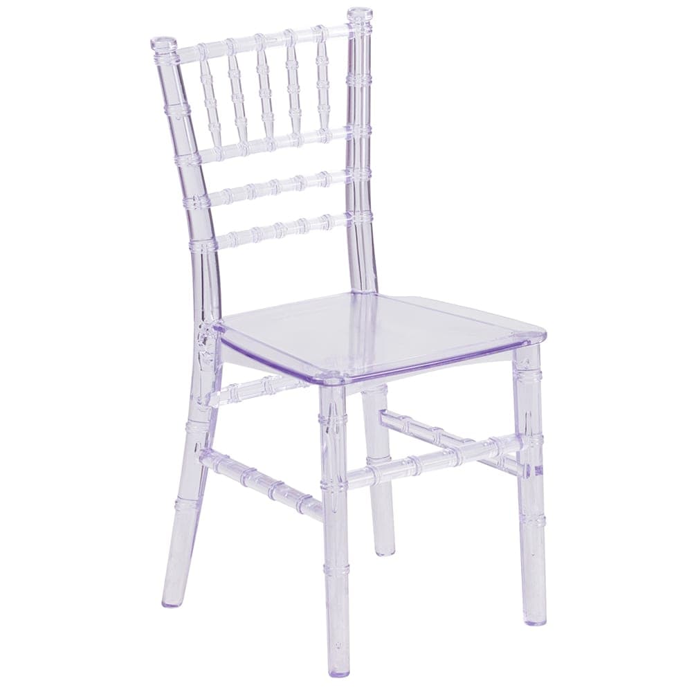 Flash Furniture LE-L-7K-CL-GG Kid's Chiavari Chair - Polypropylene, Transparent