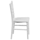 Flash Furniture LE-L-7K-WH-GG Kid's Chiavari Chair - Polypropylene, White thumbnail 3