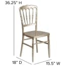 Flash Furniture LE-L-MON-GD-GG Stacking Napoleon Chair - Polypropylene, Gold thumbnail 2