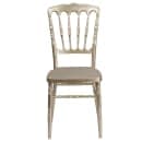 Flash Furniture LE-L-MON-GD-GG Stacking Napoleon Chair - Polypropylene, Gold thumbnail 5