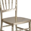 Flash Furniture LE-L-MON-GD-GG Stacking Napoleon Chair - Polypropylene, Gold thumbnail 7