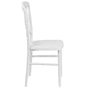 Flash Furniture LE-L-MON-WH-GG Stacking Napoleon Chair - Polypropylene, White thumbnail 3