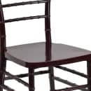 Flash Furniture LE-MAHOGANY-GG Stacking Chiavari Chair - Polycarbonate, Mahogany thumbnail 7