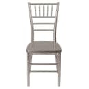 Flash Furniture LE-PEWTER-GG Stacking Chiavari Chair - Polycarbonate, Pewter thumbnail 4