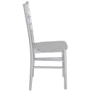 Flash Furniture LE-SILVER-M-GG Stacking Chiavari Chair - Polycarbonate, Silver thumbnail 3