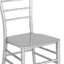Flash Furniture LE-SILVER-M-GG Stacking Chiavari Chair - Polycarbonate, Silver thumbnail 7