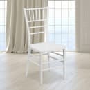 Flash Furniture LE-WHITE-GG Stacking Chiavari Chair - Polycarbonate, White thumbnail 9