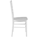 Flash Furniture LE-WHITE-M-GG Stacking Chiavari Chair - Polycarbonate, White thumbnail 3