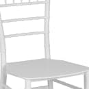 Flash Furniture LE-WHITE-M-GG Stacking Chiavari Chair - Polycarbonate, White thumbnail 7