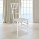 Flash Furniture LE-WHITE-M-GG Stacking Chiavari Chair - Polycarbonate, White thumbnail 9